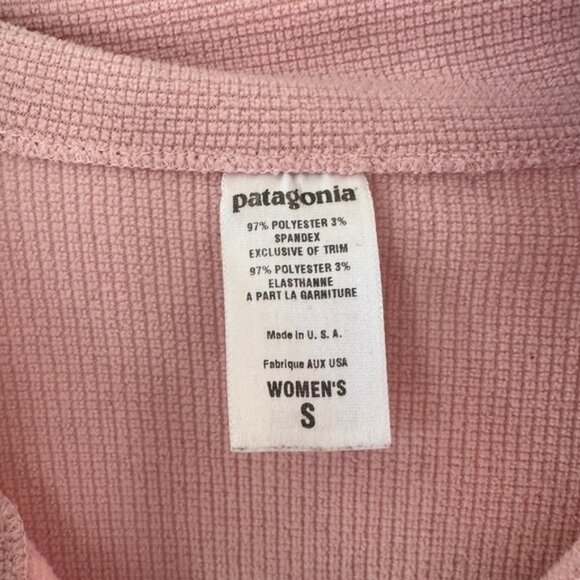 Womens Small Patagonia R5 Regulator 1/2 zip pullover light pink - Picture 3 of 5